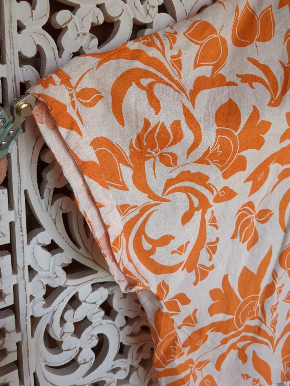 Oversized (See Pictures) Boho Tunic Linen Blend - Picture 3 of 15